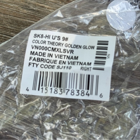 Vans Yellow High-Top Sneakers - Picture 13 of 13